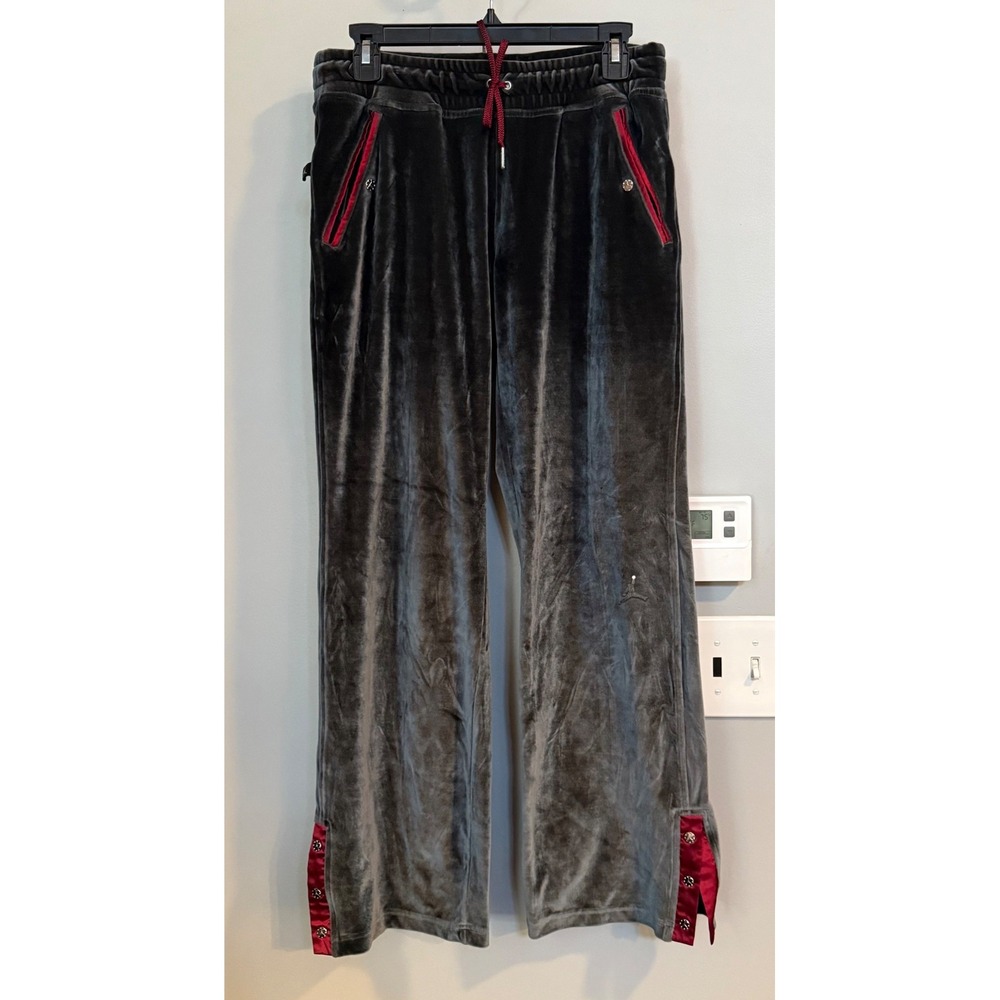 Jordan Velour Track Pants Women L Jumpman Logo Athletic Casual